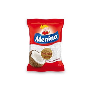 Coco  Ralado úmido e adoçado 100gr -MENINA