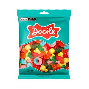 Bala de Gelatina Diversa Mix  1Kg - Docile