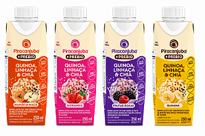 Bebida Láctea Quinoa, Linhaça  Chía 250ml Escolha o sabor