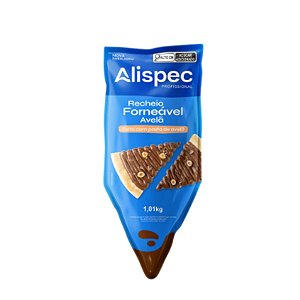 Recheio Forneável  Avelã 1,01KG - Alispec