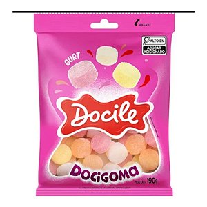 Bala de Goma Docigoma Tubo Gurt 190G- Docile