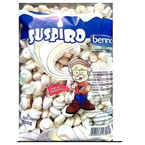 Suspiro Caseiro Mini Branco 500G- Benno