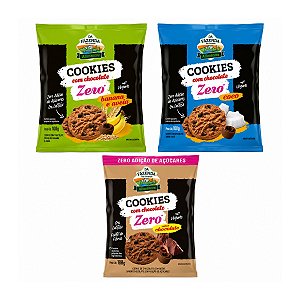 Cookies com chocolate Zero Fazenda Rio Grande 100G