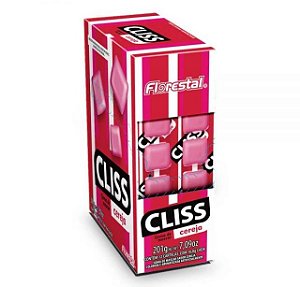 Chiclete Cliss De Cereja Com 12 Cartelas – Florestal