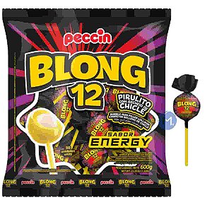 Pirulito Blong 12 Energy Peccin 600g