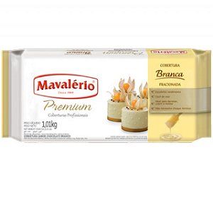 Cobertura Premium Sabor Chocolate Branco Mavalério 1,010kg