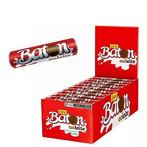 Chocolate Baton Ao Leite com 30 unidades de 16g Garoto