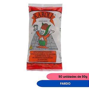 Fardo Pipoca Doce Karoli 50 unidades de 50g