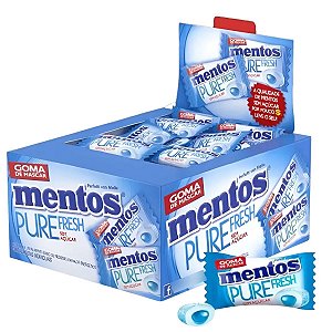 Chiclete Mentos Pure Fresh com 60 Unidades - Perfetti