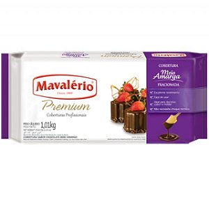 Cobertura Premium Sabor Chocolate Meio Amargo Mavalério 1,010kg