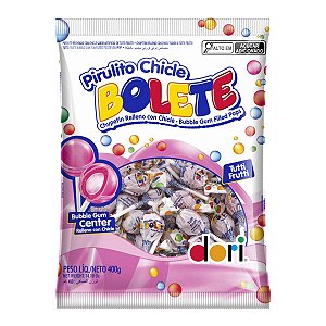 Pirulito Bolete  Sabor Tutti-Frutti 400g Dori