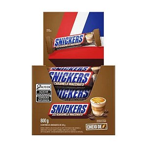 Display Snickers Macchiato 20un 40g Mars