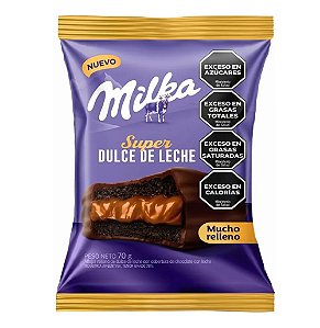 Biscoito Alfajor Super Doce De Leite 70G - Milka