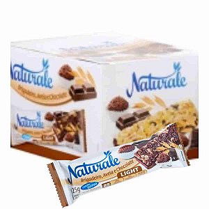 Barra De Cereal Light Brigadeiro Aveia e Chocolate 24x25g Naturale