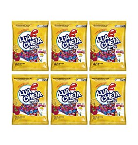 Kit 06 Bala Mastigável Lua Cheia Frutas 500g - Dori