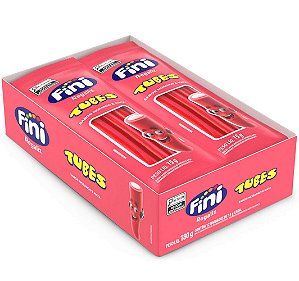 Mini Fini Tubes Morango 15g 12UN - Fini
