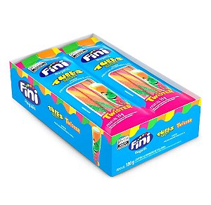 Mini Fini Tubes Twister Cítrico 15g 12UN - Fini