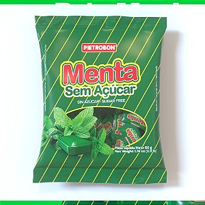 Bala Dura Menta Sem Açúcar 50g - Pietrobon