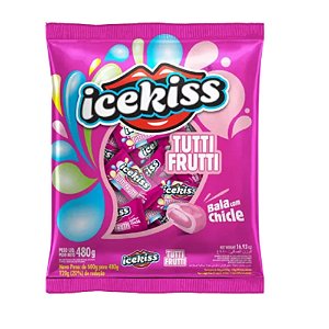 Bala Com Chicle Icekiss Tutti-Frutti 400g -  Cory