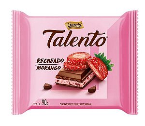 Chocolate Garoto Recheado Morango com 90g