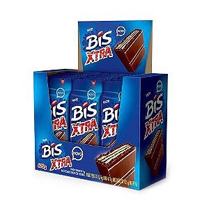 Bis Xtra ao Leite barra 15 Un. de 45G - Lacta