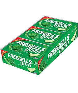 Chiclete Freegells Gum Zero Menta 15 Unidades- Riclan