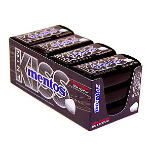 Pastilha Mentos Kiss Menta Forte 12 un 35g  - Perfetti