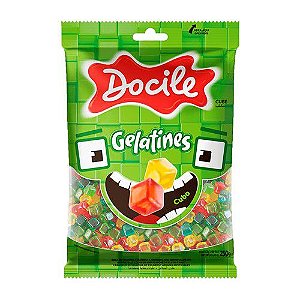 Bala Gelatina Cubo 250g - Docile