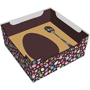 Caixa para Ovo Encanto Kids Ouro 100g com 10 Unidades - Idea