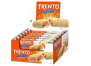 Chocolate Trento Allegro Choco Branco Amendoim Peccin caixa com 16 unidades