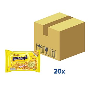 Caixa Salgadinho Sabor Queijo Amendupã 20x40g