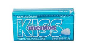 Mentos Kiss Menta sem açúcar - Perfetti