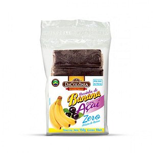 Barrinha de banana com açaí sem açúcar c/ 10 un - Dacolonia