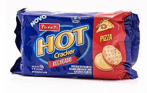 Biscoito hot cracker recheado sabor pizza 150g - Parati