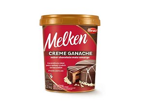 Creme Ganache sabor Chocolate Meio Amargo Melken 1kg
