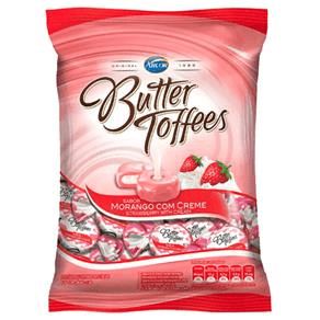 Bala Butter Toffees Morango com creme Arcor 500g