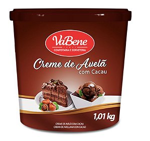 Recheio Creme De Avela Com Cacau 1,01kg Pote - Vabene