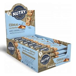 Barra De Cereal sabor Castanha com 24 Unidades - Nutry