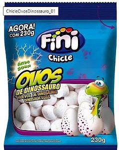 Chiclete Ovos de Dinossauro 230g Fini