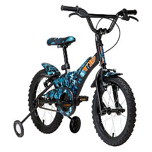 Bicicleta Infantil Groove T16 Azul Camuflado