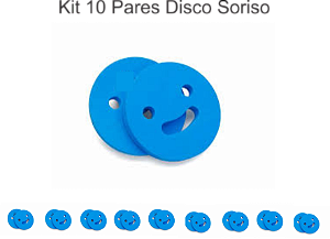 Kit 10 Pares de Disco Sorriso