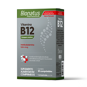 Bionatus - Vitamina B12 Cartucho 30comp