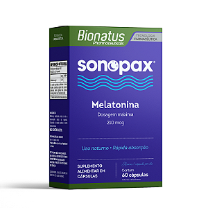 Bionatus - Sonopax Melatonina 60 cápsulas