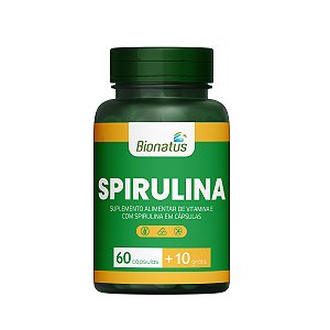 Bionatus - Spirulina Green 60caps + 10 grátis