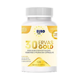 Euro Labs - 30 Ervas Gold 120caps