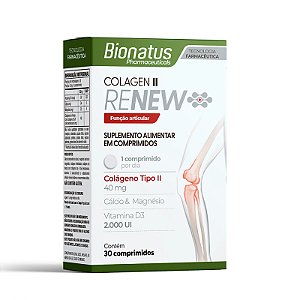 Bionatus - Colagen Renew Tipo II + Vitaminas e Minerais 30cpr