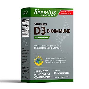 Bionatus - Vitamina D3 Bioimmune 30 comp