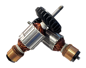 Induzido / Rotor 1751 - GWS21-180 Esmerilhadeira - VENTOINHA GRANDE (PRODUTO IMPORTADO)