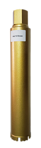 BROCA SERRA COPO DIAMANTADA PARA PERFURATRIZ 63MM X 370MM 1.1/4 DOURADA (PRODUTO IMPORTADO)
