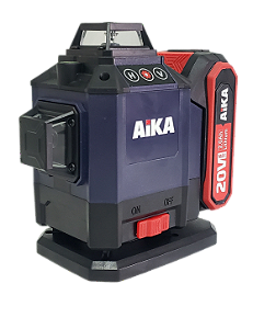 Nível a Laser 16 Linhas Aika 20v Verde com Controle (PRODUTO ORIGINAL)